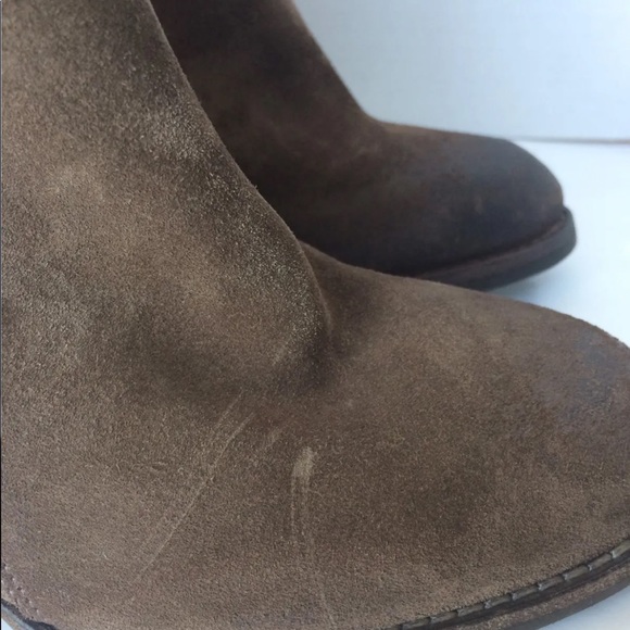 COPY Paul Green Dallas Brown Nubuck Leather Ankle Boot 6 - Picture 9 of 12
